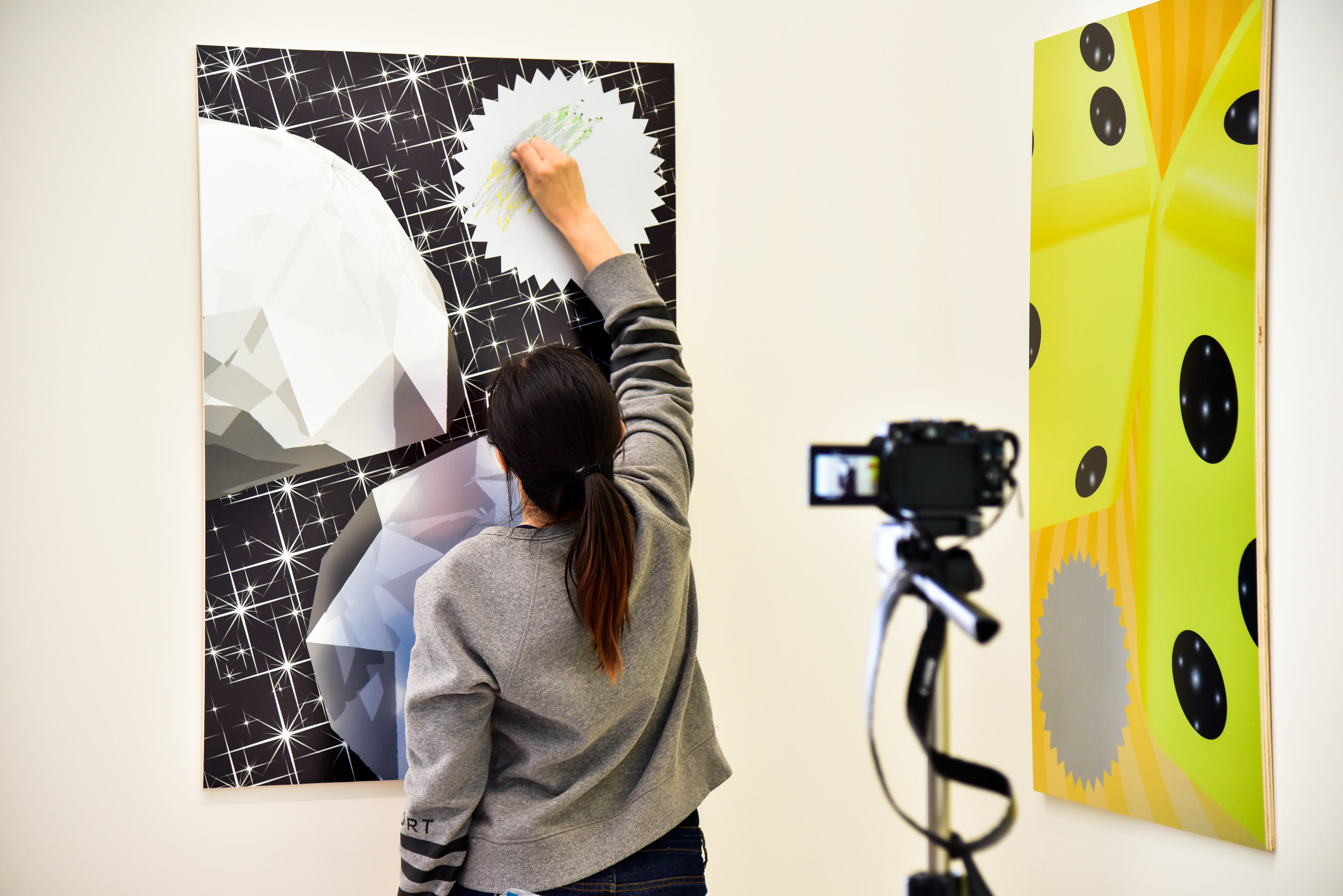 #artlifelottery at Columbia University's Wallach Art Gallery